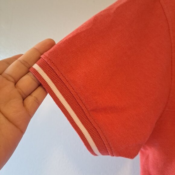 kAPPA Orange Mens Regular Fit Polo Casual Shirt Embroidered Logo Size Large - Picture 13 of 13